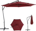 10FT Outdoor Offset Umbrella, Cantilever Patio Umbrella by AEOutdoorUSA