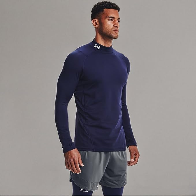 Under Armour Mens ColdGear Armour Fitted Mock