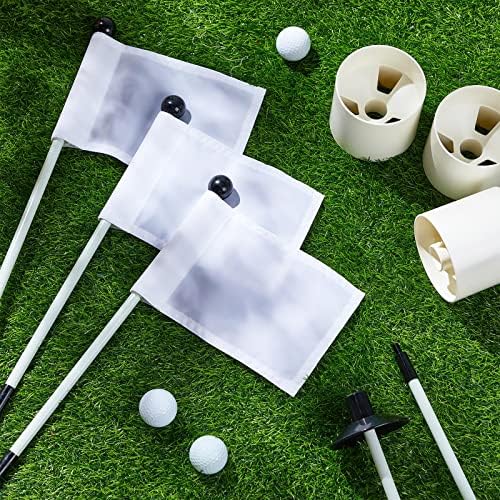 6 Golf Flagstick Set, Putting Green Flags - Image 5