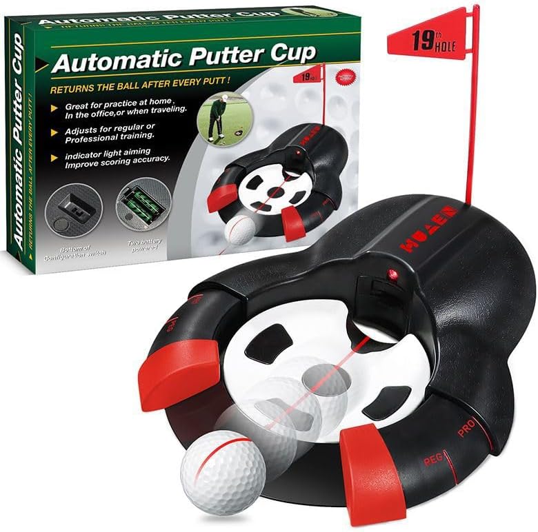 Golf Automatic Putting Ball Return Cup by Unknown