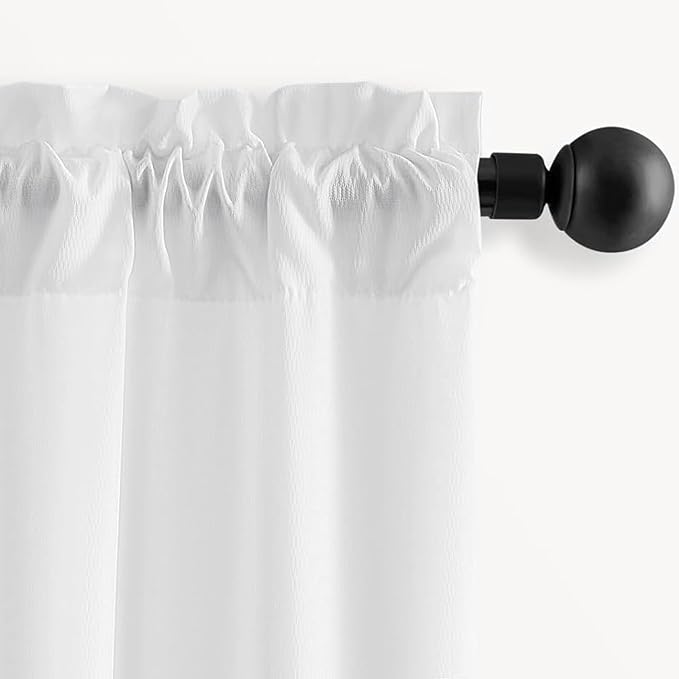 Patio Screen Non-See-Through Outdoor Curtains Waterproof Sheer Lightweight - Image 3