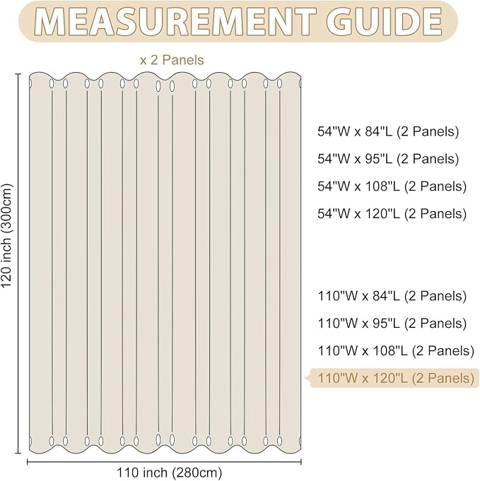 HDCAXKJ Waterproof Outdoor Curtains - Image 7