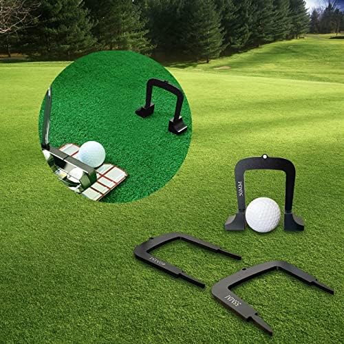 harayaa 3 Pieces Golf Putting Gates Aluminum Alloy Putter Alignment Device - Image 6