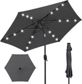 Best Choice Products 7.5ft Solar Umbrella LED Lighted Patio Umbrella, Table by Unknown