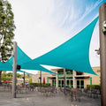 Royal Shade 10' x 10' x 10' Turquoise Triangle Sun Shade Sail Order to Make by RoyalShade