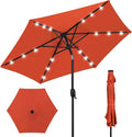 Best Choice Products 7.5ft Solar Umbrella LED Lighted Patio Umbrella, Table by Unknown