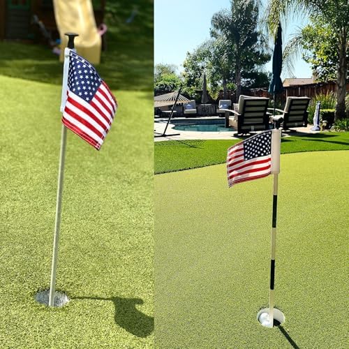 AZCOVER 2 Pack USA Golf Flag 8x6 Inch - Image 6