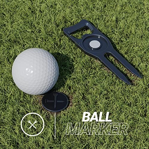 Blue Tees Golf 6-in-1 Premium Divot Tool & Ball Marker - Image 5