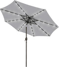 9 ft Solar Umbrella, Patio Umbrella by Blissun