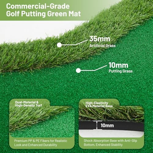 Golf Putting Green Large 10x5ft EVA Putting Mat - Image 7