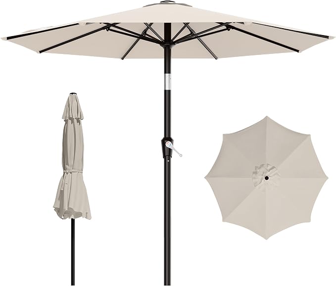 9 FT Patio Umbrella for Outdoor, Outdoor Table Umbrella by AreShark