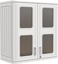 Outdoor Storage Cabinet Waterproof, Resin Garage and Laundry Room Wall Mounted by KINYING