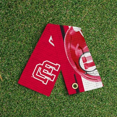Northwest NCAA Golf Towel, Official Licensed Microfiber Waffle Fabric, - Image 3