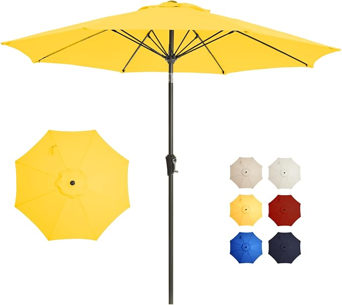 Patio Umbrella 9FT Outdoor Umbrella Patio by GREFORG
