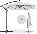 Best Choice Products 10ft Solar LED Offset Cantilever Hanging Market Patio by Unknown