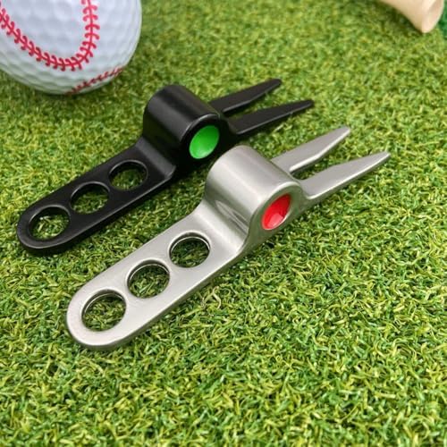 ZYAMY 2PCS Golf Fork Pivot Fork Repair Tool Black Silver Alloy Golf Fork Split - Image 4