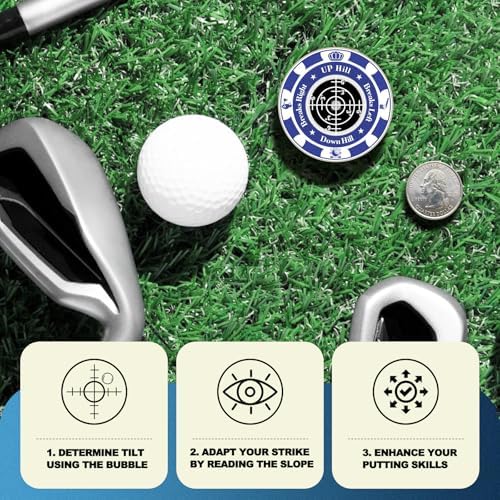 2 Pack Golf Green Reader, Ball Marker - Image 5