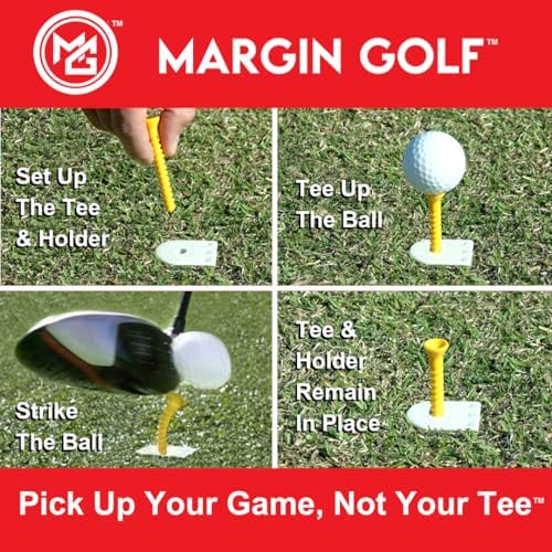 MARGIN Golf Driving Range tee Holder and Flexible Golf tees, - Image 6