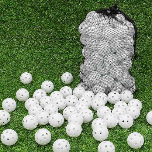 Coopay 50/100/200 Pack Practice Golf Balls, 42mm Plastic Golf Training Balls by Coopay