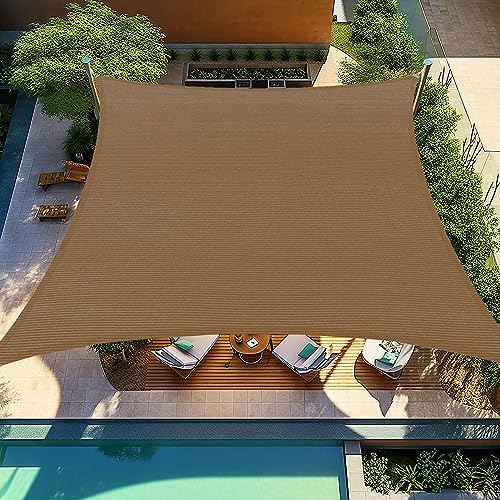 Shade&Beyond Custom Sun Shade Sail 10'x13'RectangleSun Sail Shades Patio UV by ShadeBeyond