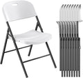 Nazhura 350 Weight Limit Heavy Duty Plastic Folding Chair by NazhuraGoodCompanionAtHome