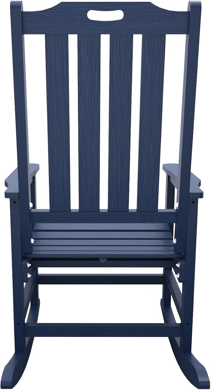 THOEOE Outdoor Rocking Chairs Set of 4, Oversized Patio Rocking Chair | HDPE - Image 10