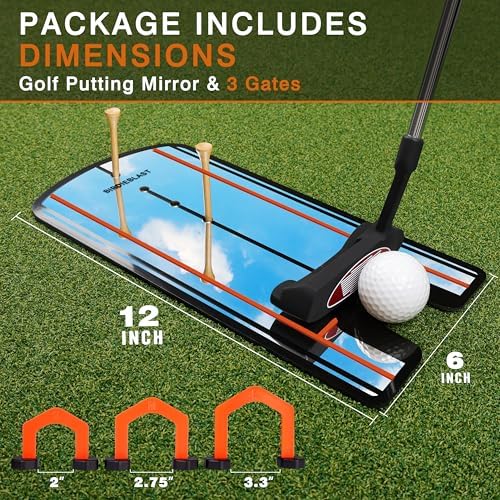 Golf Putting Mirror, Putting Mirror Training Aid - Image 2