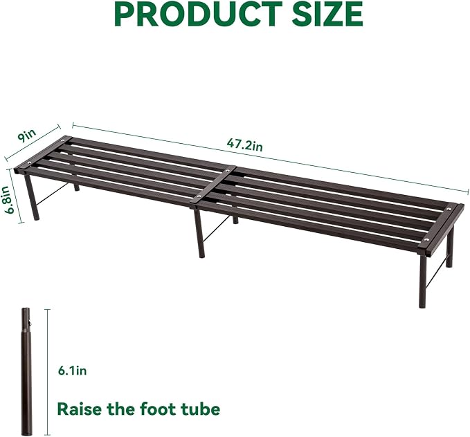Metal Plant Stand, Rust-proof Aluminum Flower Pot Stand, Heavy Duty Planter - Image 3