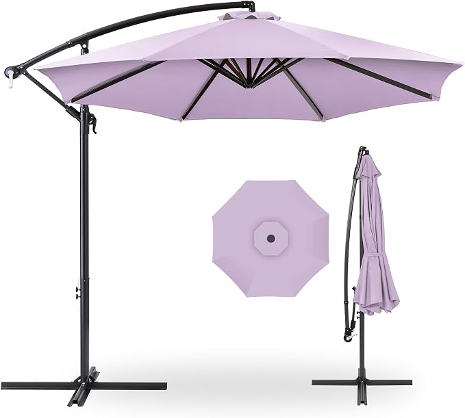 Best Choice Products 10ft Offset Cantilever Hanging Market Patio Umbrella by Unknown