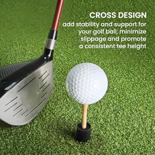 FINGER TEN Rubber Golf Tees for Mats Driving Range 5 Pack - Image 4