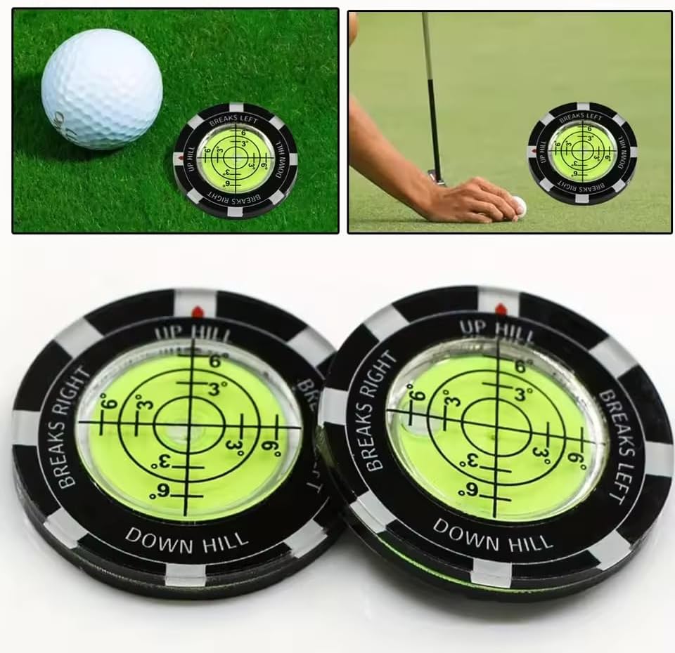 High Precision Golf Tools Leveler Clear&Transparent Ball Marker Golf Slope - Image 2