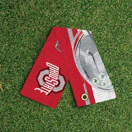 Northwest NCAA Golf Towel, Official Licensed Microfiber Waffle Fabric, - Image 4