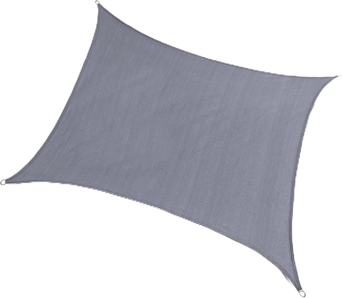 SUNNY GUARD 12' x 12' Rectangle Shade Sail 95% UV Block Outdoor Canopy | Sun by SUNNYGUARD