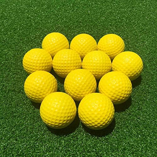Practice Foam Golf Balls Pack of 12 Realistic Limited Flight Indoor Outdoor - Image 4
