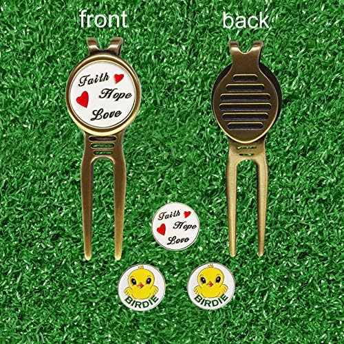 Golf Divot Repair Tool with Ball Marker, A Unique and Multi-Functional Golf - Image 3