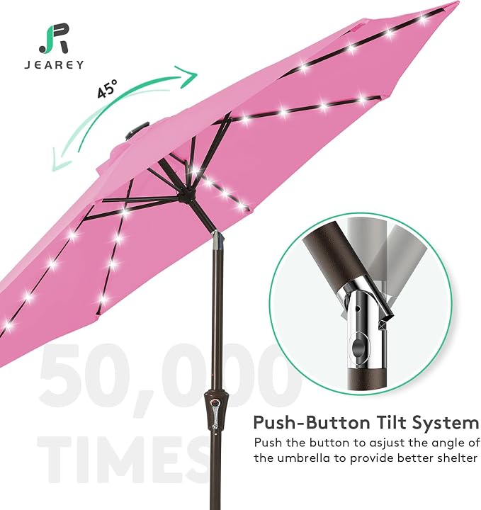 JEAREY 9FT Outdoor Patio Umbrella - Image 7