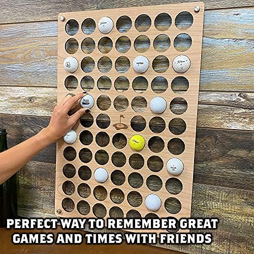Torched Golf Ball Display Holder Collector’s Case Holds 72 Golf Balls Wall - Image 3