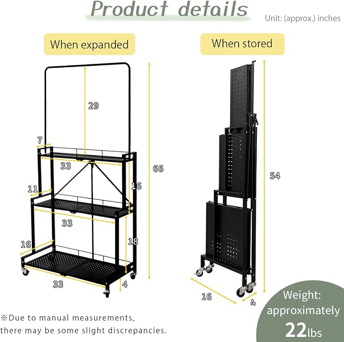 lumizone Foldable 4-Tier Plant Stand - Image 7