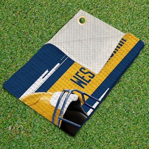 Northwest NCAA Golf Towel, Official Licensed Microfiber Waffle Fabric, - Image 2