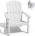Compact Stackable Adirondack Chairs, All Weather HDPE, All-Weather by nevilywood