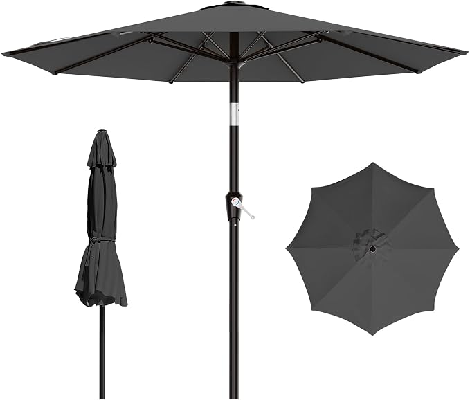 9 FT Patio Umbrella for Outdoor, Outdoor Table Umbrella by AreShark