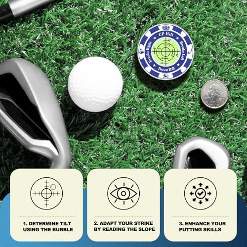 2 Pack Golf Green Reader, Ball Marker - Image 5