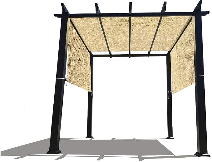 Alion Home Custom HDPE Permeable Canopy Sun Shade Cover Replacement by ALIONHOME