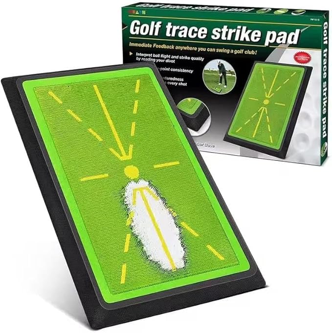 Golf Training Mat 12”*17“with Instant Swing Feedback & Durable - Portable Practice Mat for Indoor/Outdoor Use, Ideal for Golfers of All Levels, for Men Women