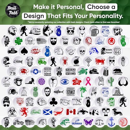Golf Ball Stamp Personalized Monogram Initial Self-Inking Marker Quick Dry - Image 7