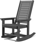 GREENVINES Oversized Outdoor Rocking Chair, HDPE Rocker by GreenVines