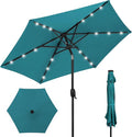 Best Choice Products 7.5ft Solar Umbrella LED Lighted Patio Umbrella, Table by Unknown