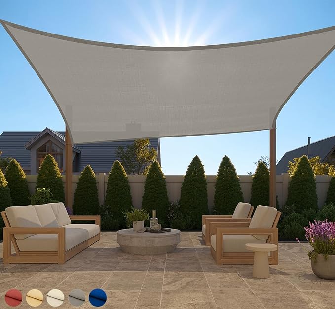GORILLA GRIP Heavy Duty Sun Shade, UV Protection Fade Tear and Rust Resistant by Unknown