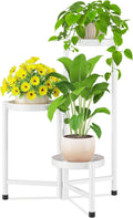 iDavosic.ly Plant Stand Indoor Outdoor, 3 Tier Metal Corner Shelf, Folding by iDavosicly