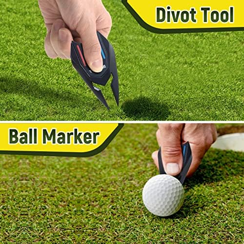 Colaxi Golf Fork Golf Ball Marker Alignment Tool Golf Equipment - Image 3